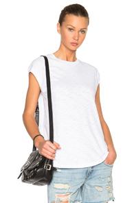 Atm Anthony Thomas Melillo Mixed Media Top In White