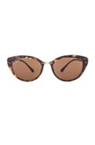 Ray-ban Cat Eye Sunglasses In Animal Print,brown
