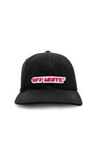 Off-white Logo Cap In Black