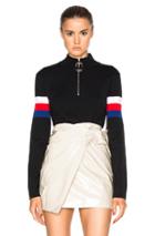 J.w. Anderson Mock Neck Sweater In Black