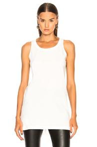 Rick Owens Dirt Tank Top In White