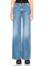 Alexander Wang Denim X Alexander Wang Rave Wide Leg In Blue
