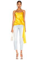 Cinq A Sept Solid Ryder Top In Yellow