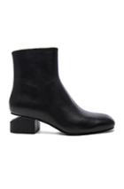 Alexander Wang Leather Kelly Booties In Black