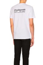 Neil Barrett Hashtag Tee In White