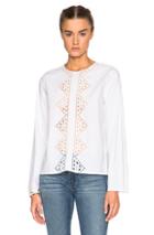 Jenni Kayne Sleeveless Eyelet Top In White