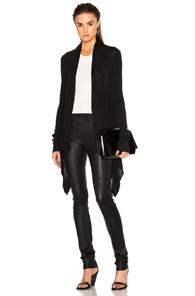 Rick Owens Classic Knit Wrap In Black