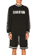 Fear Of God Mesh Motocross Jersey In Black