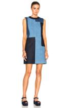Victoria Victoria Beckham Tunic Dress In Blue