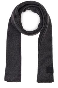 Acne Studios Pansy Face Scarf In Gray