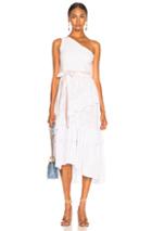 Ulla Johnson Amber Dress In White,stripes