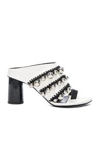 Proenza Schouler Studded Leather Mules In White
