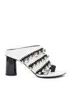 Proenza Schouler Studded Leather Mules In White