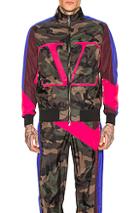 Valentino Jacket In Blue,camo,green,pink