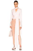 Juan Carlos Obando Wrap House Blouse In Pink