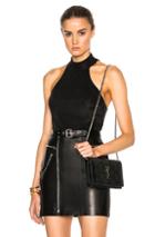 Saint Laurent Lurex Sleeveless Top In Black,metallics