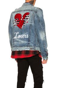 Amiri Lovers Trucker In Blue