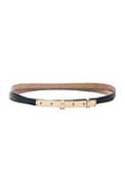 Lanvin Double Belt In Black