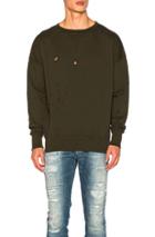 Faith Connexion Raglan Sweatshirt In Green