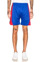 Martine Rose Long Sport Shorts In Blue