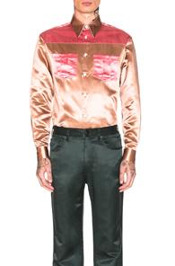 Calvin Klein 205w39nyc Dinner Uniform Shirt In Neutrals,pink