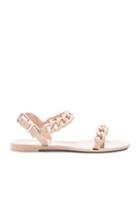 Givenchy Chain Link Jelly Sandals In Neutrals