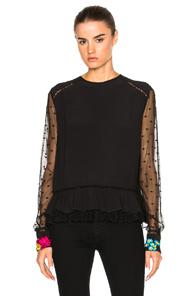 Preen Line Zelda Top In Black