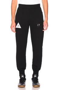 Gosha Rubchinskiy Velcro Detail Sweatpants In Black