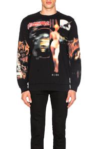 Givenchy Cuban Fit Heavy Metal Sweatshirt In Black