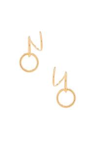 Maria Black Saga Twirl Earrings In Metallics