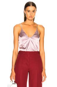 Fleur Du Mal Luxe V-neck Cami In Purple