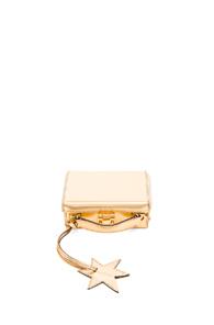 Mark Cross Saffiano Grace Mini Box In Metallics