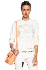 Kenzo Tiger Sweatshirt In Neutrals