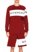 Givenchy Logo Sweatshirt In Red