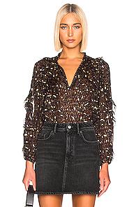 Ulla Johnson Atiya Top In Abstract,black