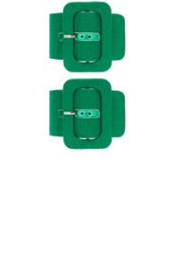 Attico Anklet Cuffs In Green
