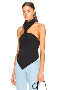 Nanushka Lucky Top In Black