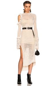 Magda Butrym Concordia Dress In Neutrals