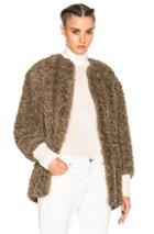 Isabel Marant Etoile Abril Easy Faux Fur Coat In Brown,neutrals