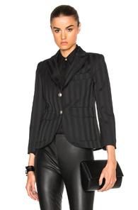 Calvin Rucker If I Can't Have You Blazer In Black,stripes
