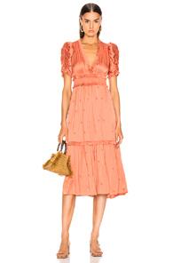 Ulla Johnson Maya Dress In Orange