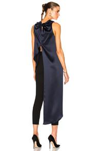 Juan Carlos Obando Asymmetric Holes Top In Blue