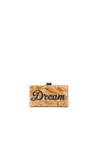 Edie Parker Jean Dream Clutch In Neutrals,orange