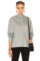 James Perse Oversize Hoodie Sweatshirt In Gray