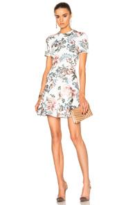 Lover Dahlia Mini Dress In White,flora