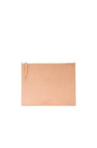 Maison Margiela Leather Pouch In Neutrals