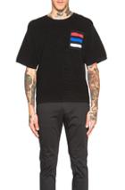 Opening Ceremony Symphony Patch Pocket Boxy Tee In Black