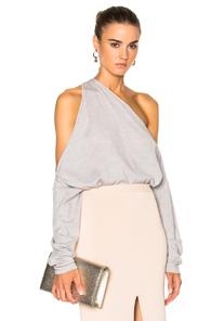 Dion Lee Merino Falling Sweater In Gray