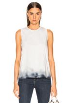 Raquel Allegra Racer Rack Muscle Tee In Gray,tie Dye,white