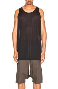 Rick Owens Tank In Black